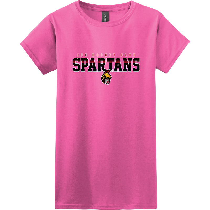 Seacoast Spartans (Ice Hockey) Softstyle Ladies' T-Shirt