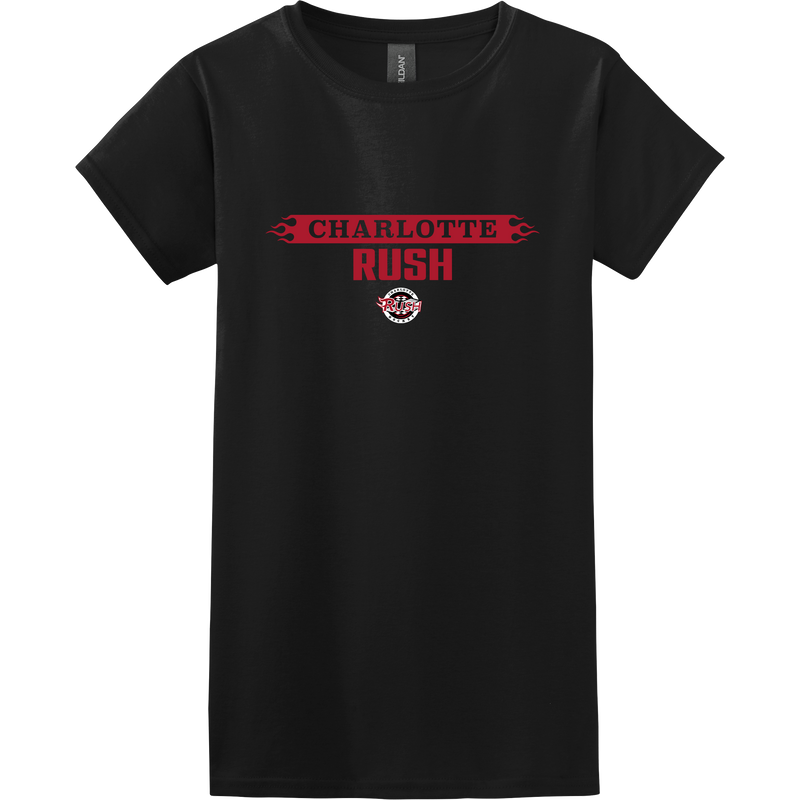 Charlotte Rush Hockey Softstyle Ladies T-Shirt