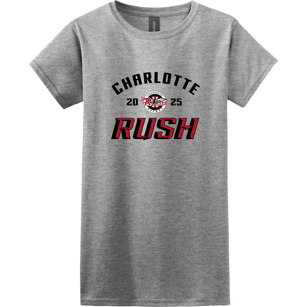 Charlotte Rush Hockey Softstyle Ladies T-Shirt
