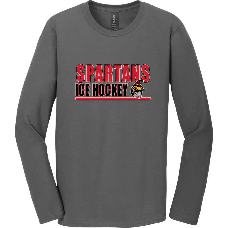 Seacoast Spartans (Ice Hockey) Softstyle Long Sleeve T-Shirt