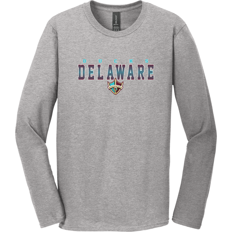 Delaware Ducks Softstyle Long Sleeve T-Shirt