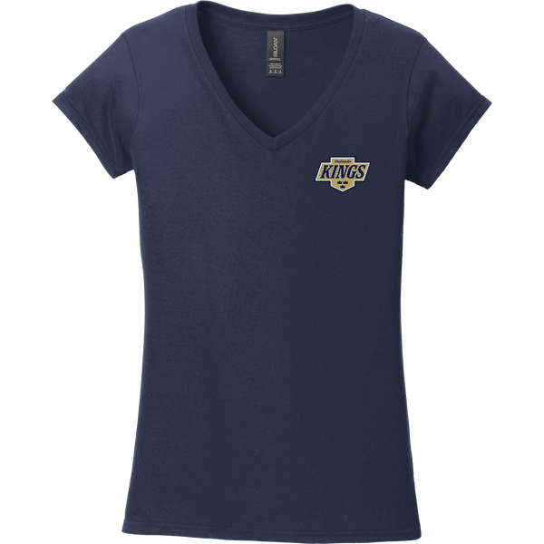 Skylands Kings Softstyle Ladies Fit V-Neck T-Shirt