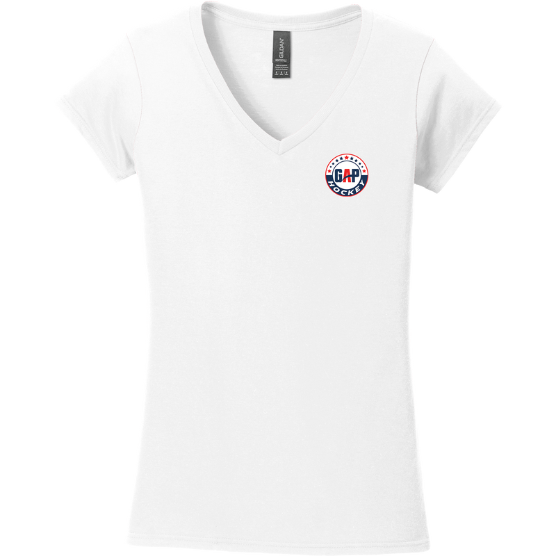 GAP Hockey Softstyle Ladies Fit V-Neck T-Shirt