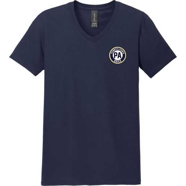 PA Brick Softstyle V-Neck T-Shirt