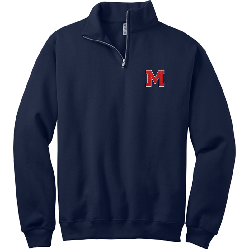 Mount St. Charles NuBlend 1/4-Zip Cadet Collar Sweatshirt