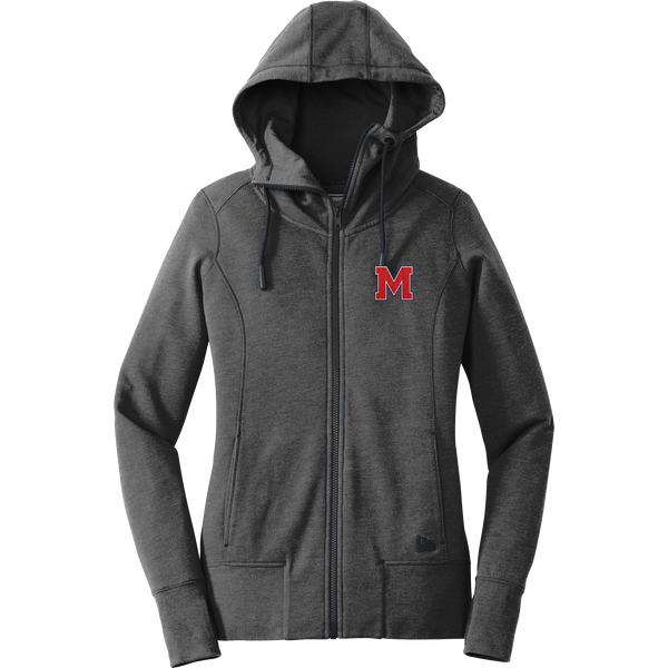 Mount St. Charles New Era Ladies Tri-Blend Fleece Full-Zip Hoodie