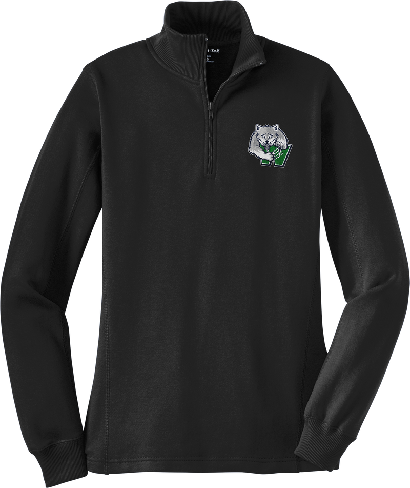 Woodbridge Wolfpack Ladies 1/4-Zip Sweatshirt