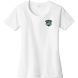 Biggby Barbarians Ladies PosiCharge Tri-Blend Wicking Scoop Neck Raglan Tee