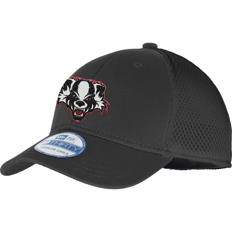 Scary Badgers New Era Youth Stretch Mesh Cap