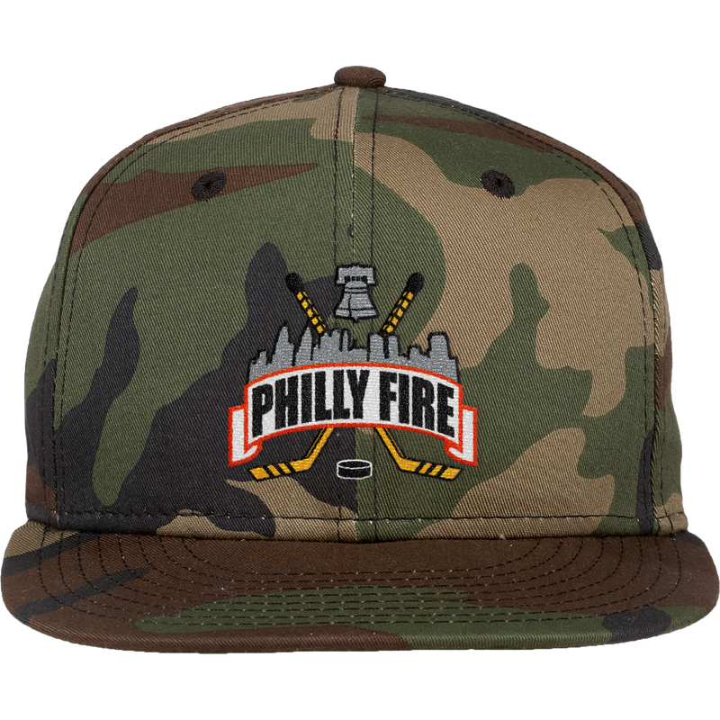 Philly Fire New Era Flat Bill Snapback Cap