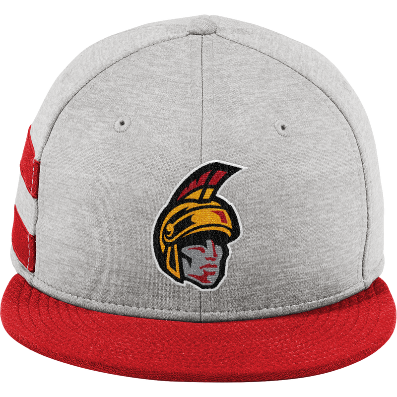 Seacoast Spartans (Ice Hockey) New Era Shadow Heather Striped Flat Bill Snapback Cap