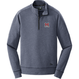 Jr. Mounties New Era Tri-Blend Fleece 1/4-Zip Pullover