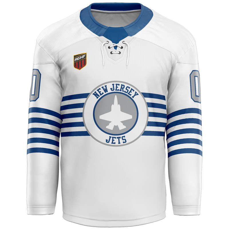 AGHF NJ Jets Adult Goalie Hybrid Jersey
