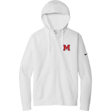 Mount St. Charles Nike Club Fleece Sleeve Swoosh Full-Zip Hoodie
