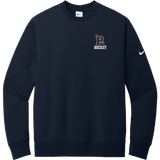 Powers Hockey Nike Club Fleece Sleeve Swoosh Crew