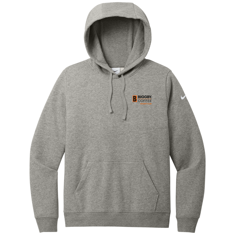 Biggby Coffee Hockey Club Nike Women's Club Fleece Sleeve Swoosh Pullover Hoodie