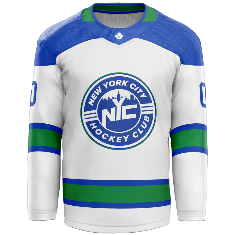 NYC Hockey Club Adult Player Cut and Sew Jersey