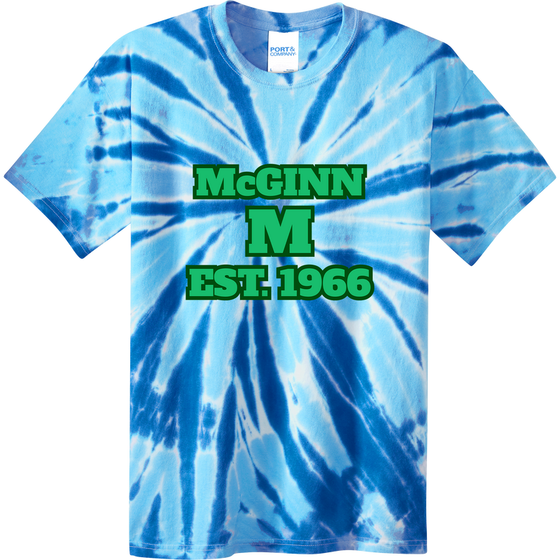 McGinn Elementary Youth 'Varsity Block' Tie-Dye Tee