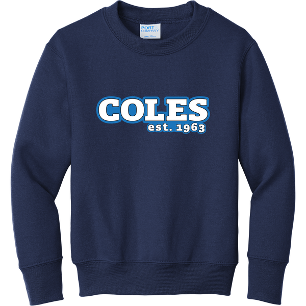 Coles Elementary Youth Bubble Print Crewneck Sweatshirt