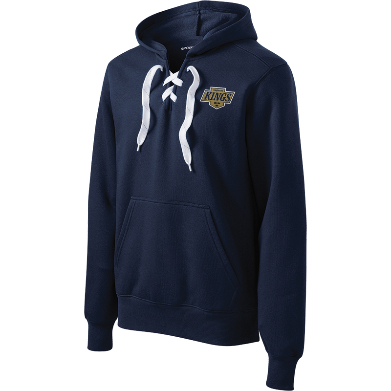 Skylands Kings Lace Up Pullover Hooded Sweatshirt