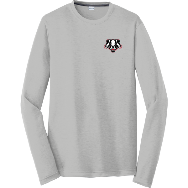 Scary Badgers Long Sleeve PosiCharge Competitor Cotton Touch Tee