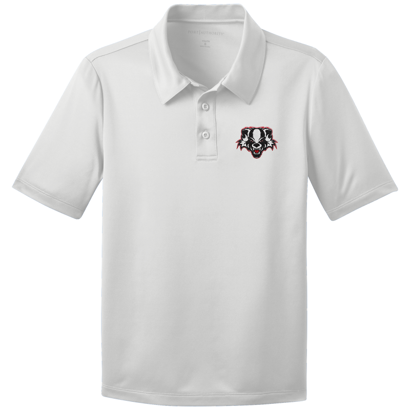 Scary Badgers Youth Silk Touch Performance Polo