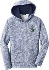 Woodbridge Wolfpack Youth PosiCharge Electric Heather Fleece Hooded Pullover
